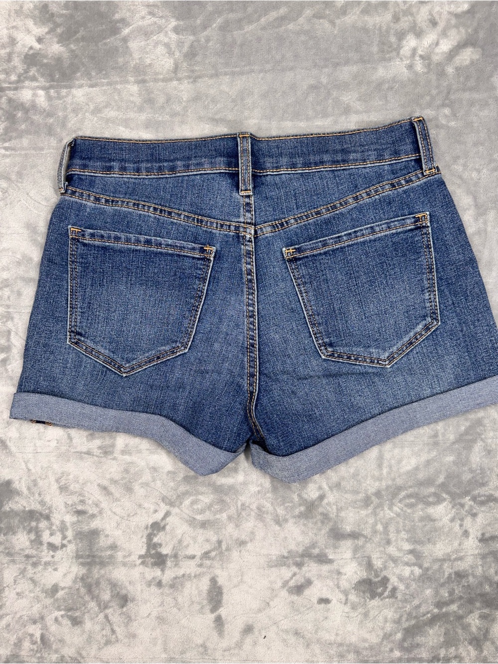 Old Navy Dark Blue Denim Shorts - Picture 5 of 9